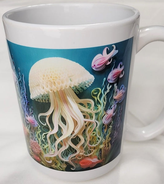 Jellyfish Sublimated Mugs 11 oz & 15 oz