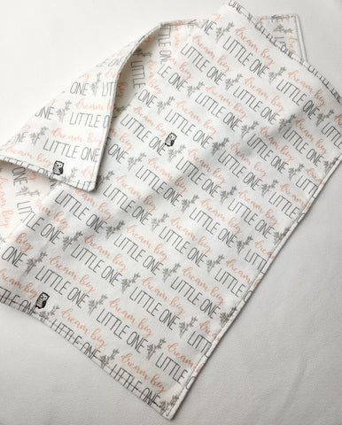 Car Seat Lap Blanket - Dream Big Little One Flannel