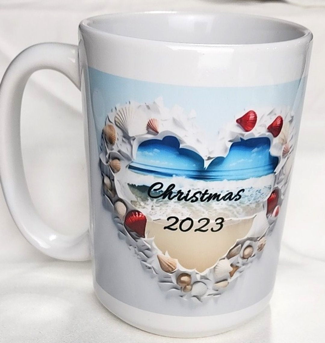 Clearance Coastal Christmas 2023 Sublimated Mugs