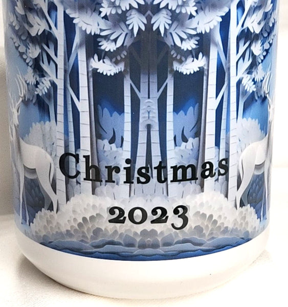 Clearance Merry Christmas Deer Sublimated Mugs