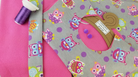 Welcome Home Baby Gift Set- 4 pc Baby Owls Custom Order Monogram